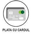 Posibilitate plata card