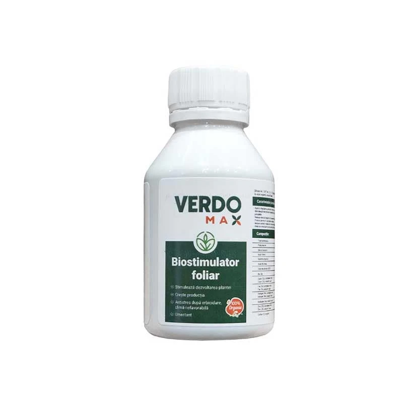 Biostimulator VERDOMAX - 100ml, Cereale, Floarea soarelui, Legume, Fructe