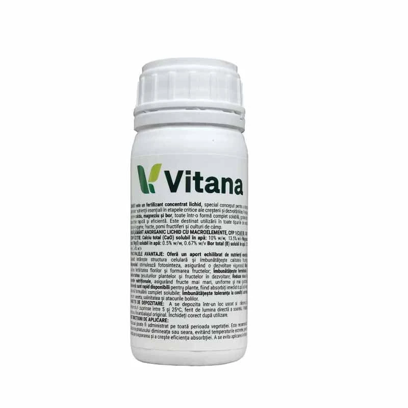 Inngrasamant foliar CAMBO - 100ml, Ca, Mg, B, Concentrat, Vitana