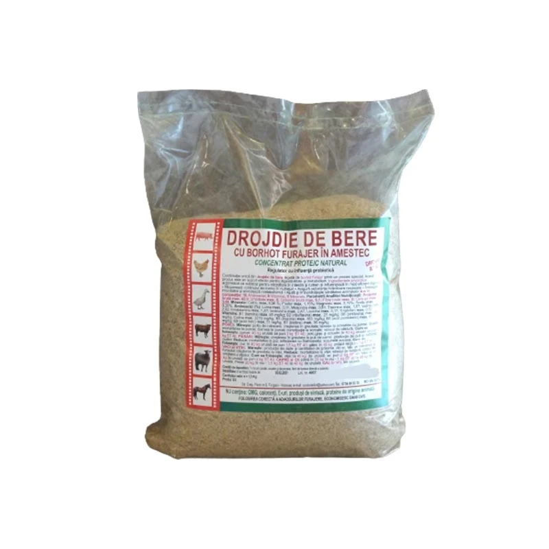 Drojdie furajera cu borhot - 1kg, Stimuleaza apetitul, Ajuta digestia