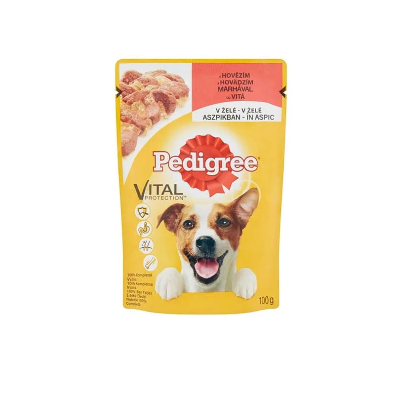 Hrana umeda caini Pedigree, Vita, 100g