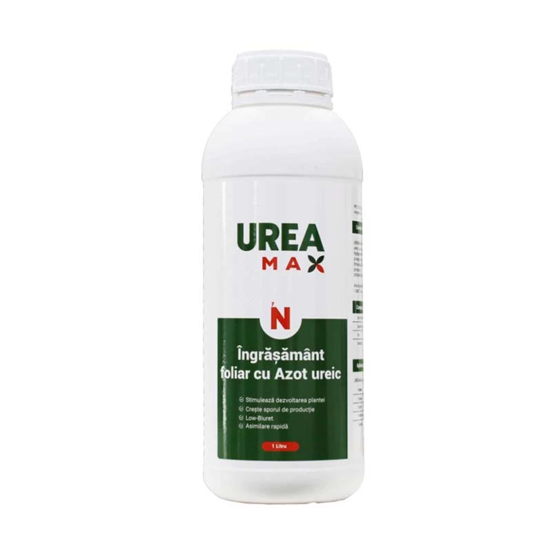 Ingrasamant Foliar cu Azot Ureic UREAMAX - 1 Litru, Legume, Porumb, Cereale