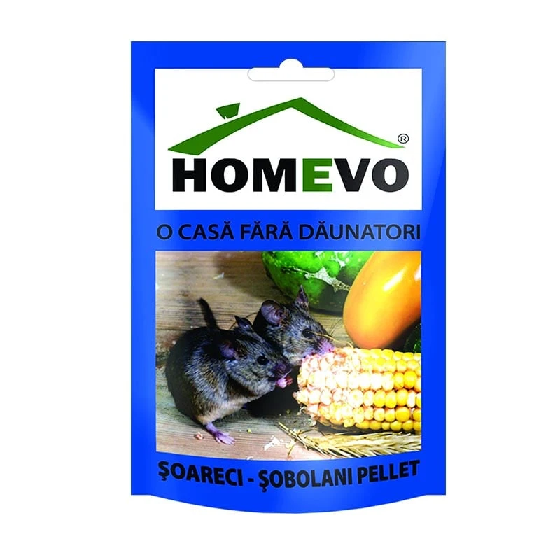 Momeala Soareci Sobolani Tip Pellet, HOMEVO, 150 g