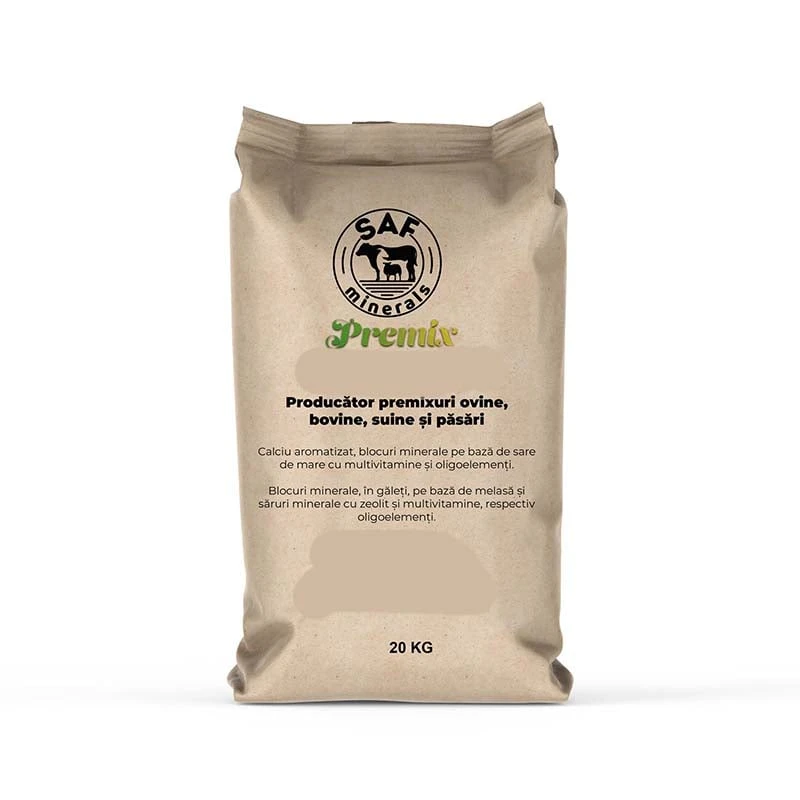 Premix Gaini Ouatoare, SAF Minerals - 20kg, Aditiv furajer, Amestecare 2%
