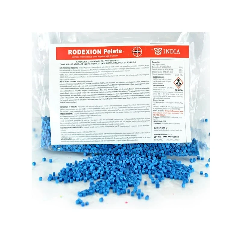 Raticid Rodexion Micropelet Albastru, 200g